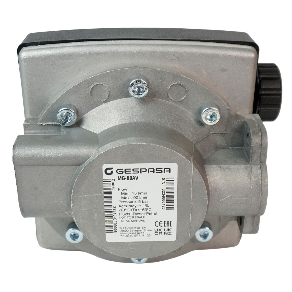 Medidor Mecânico 3 Dígitos para Óleo e Diesel • SAE140  • 15 a 90l/min • 1"