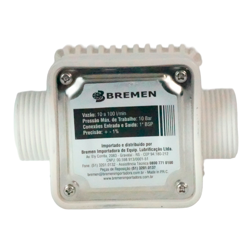 Medidor Digital para Arla 32 • Polietileno 100 L/min 1" x 1" BSP Macho