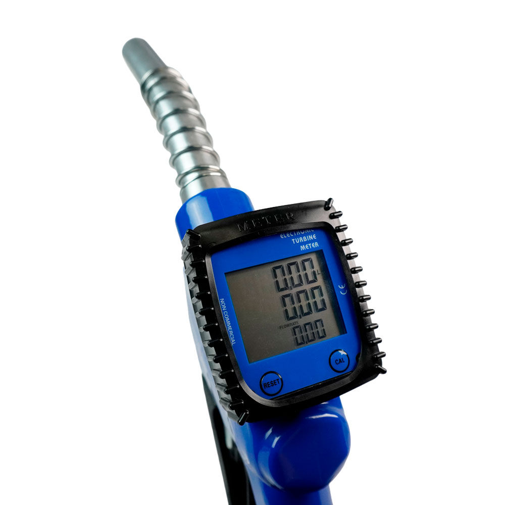 Medidor Digital para Diesel, Gasolina e Querosene • 65L/min 60 bar • C/ Gatilho e Ponteira