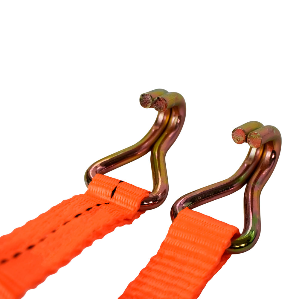 Cinta para Amarração de Carga 1.5T x 4.6M x 28MM Com Catraca e Gancho Tipo J