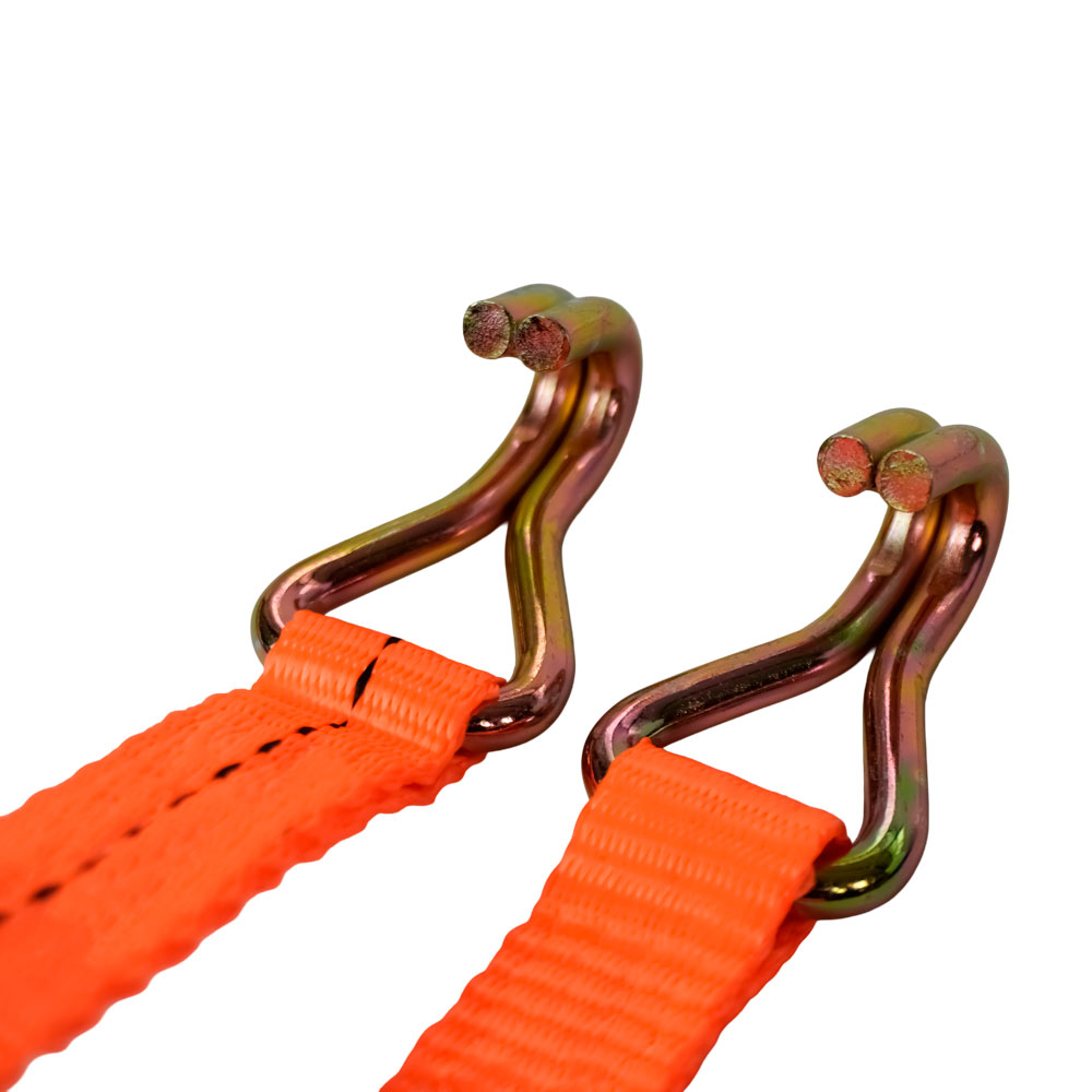 Cinta para Amarração de Carga 4T x 50MM x 9.5M Com Catraca e Gancho Tipo J