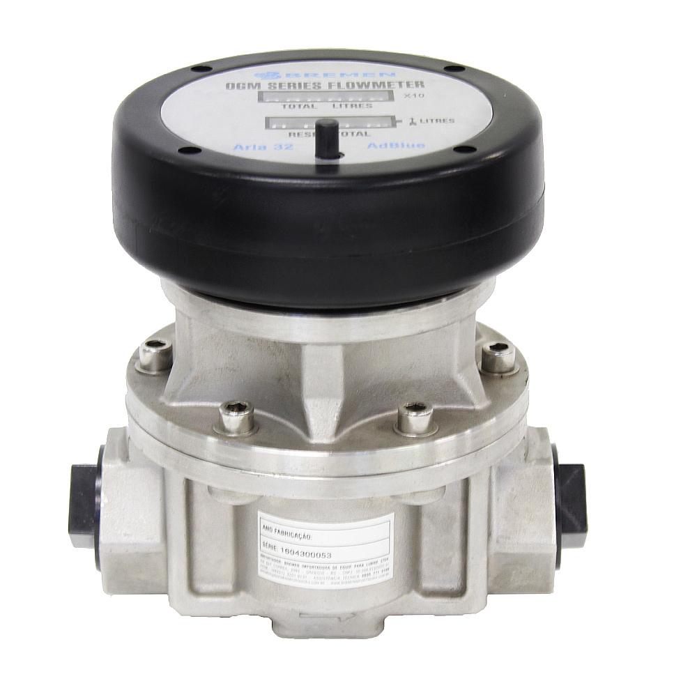 Medidor Mecânico para Arla 32 • Aço Inox • 1" x 1" BSP • 120 L/min