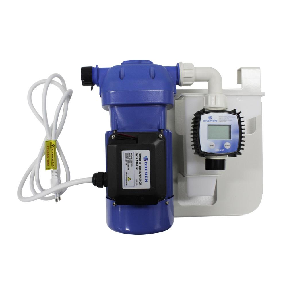 Kit Transferência para Arla 32 • 220V 35L/min • Bico Automático 3/4" • Mangueira 8 m
