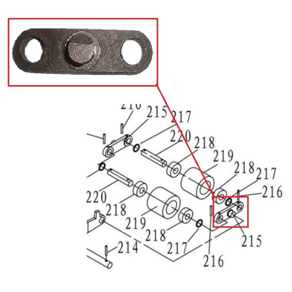 Chapa Conectora para Paleteira 2319