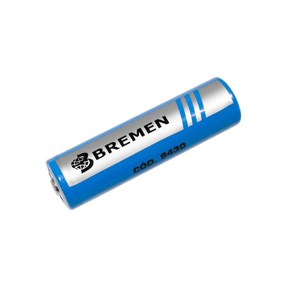 Bateria Recarregável de Lítio 18650 2000 mAh para Lanternas Bremen