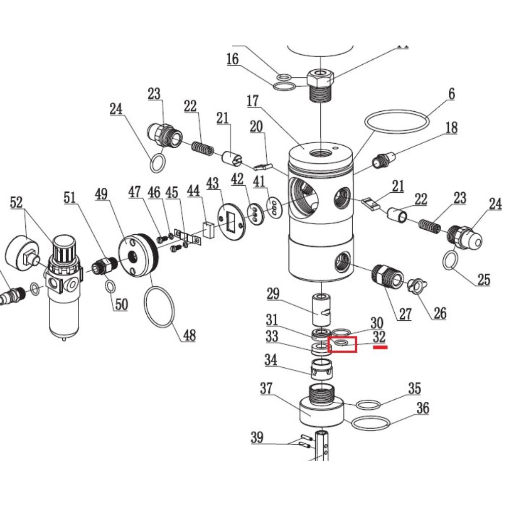 Anel O-Ring 14,9 x 11,3 x 1,8 mm NBR