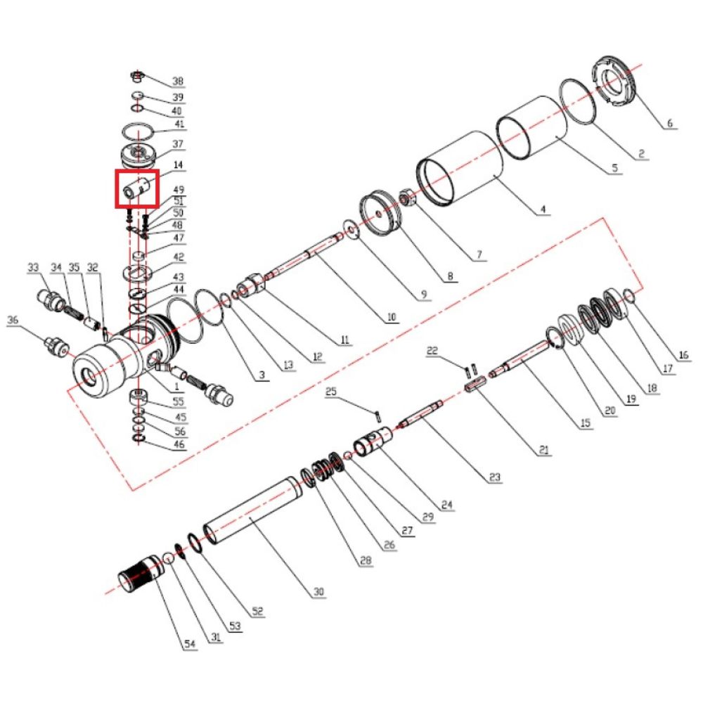 Bucha Inversora para Propulsora 6734 e 2405