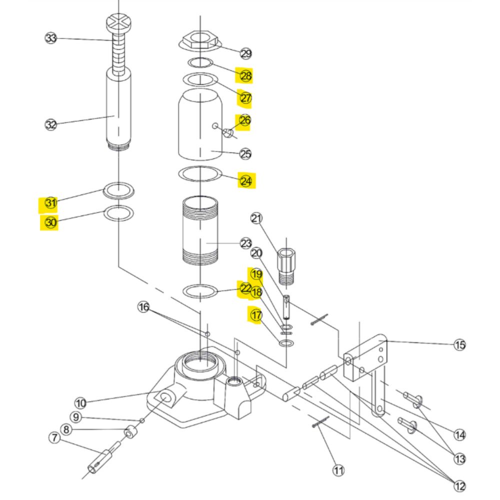 Kit Reparo para Macaco 2215