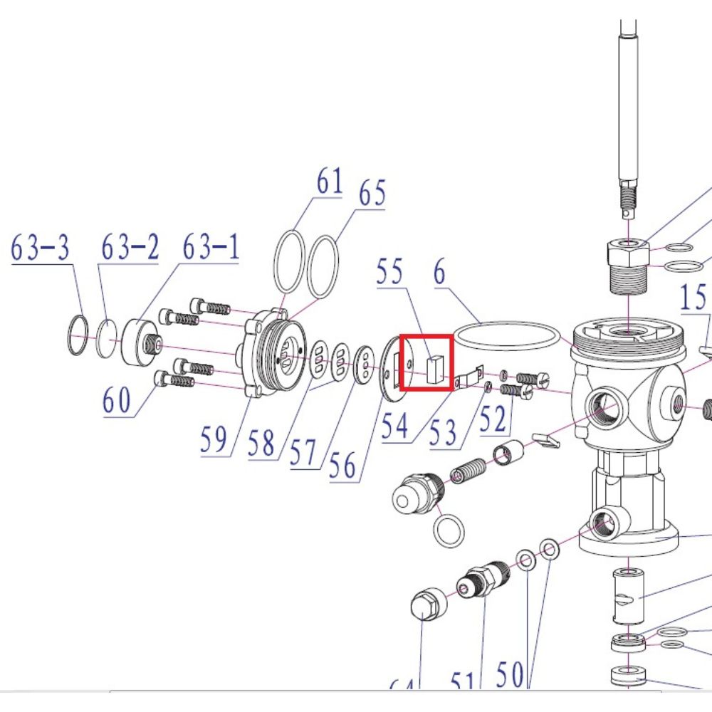 Cursor do Distribuidor para Propulsora 8597