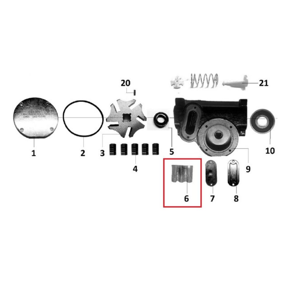 Filtro Tela para Bombas 8689, 9192 e 8835