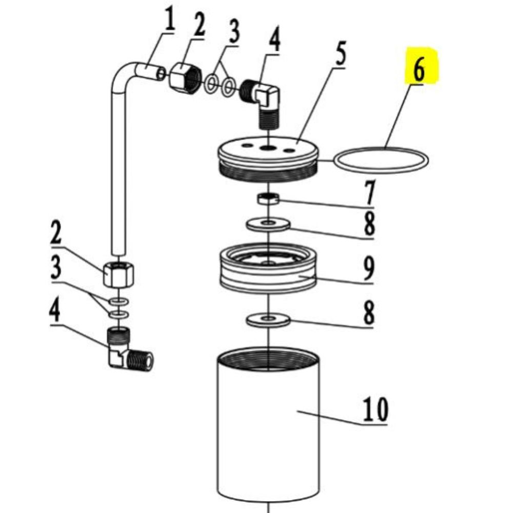 Anel O-Ring 71 x 66 x 3 mm NBR