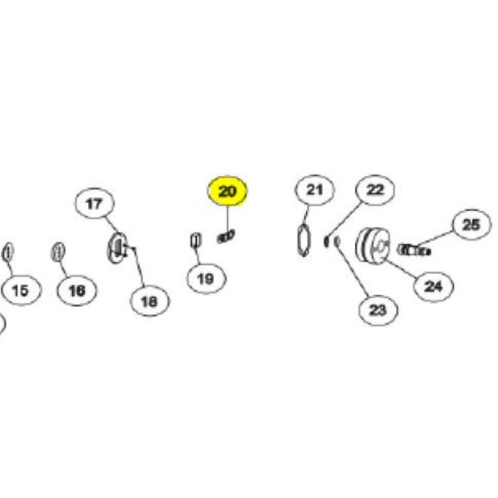 Abraçadeira ou Guia do Cursor para Propulsoras Pneumáticas