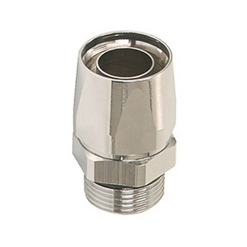 Conexão Fixa para Mangueira • 3/4" NPT • Alumínio • Øint Capa 28,50 mm