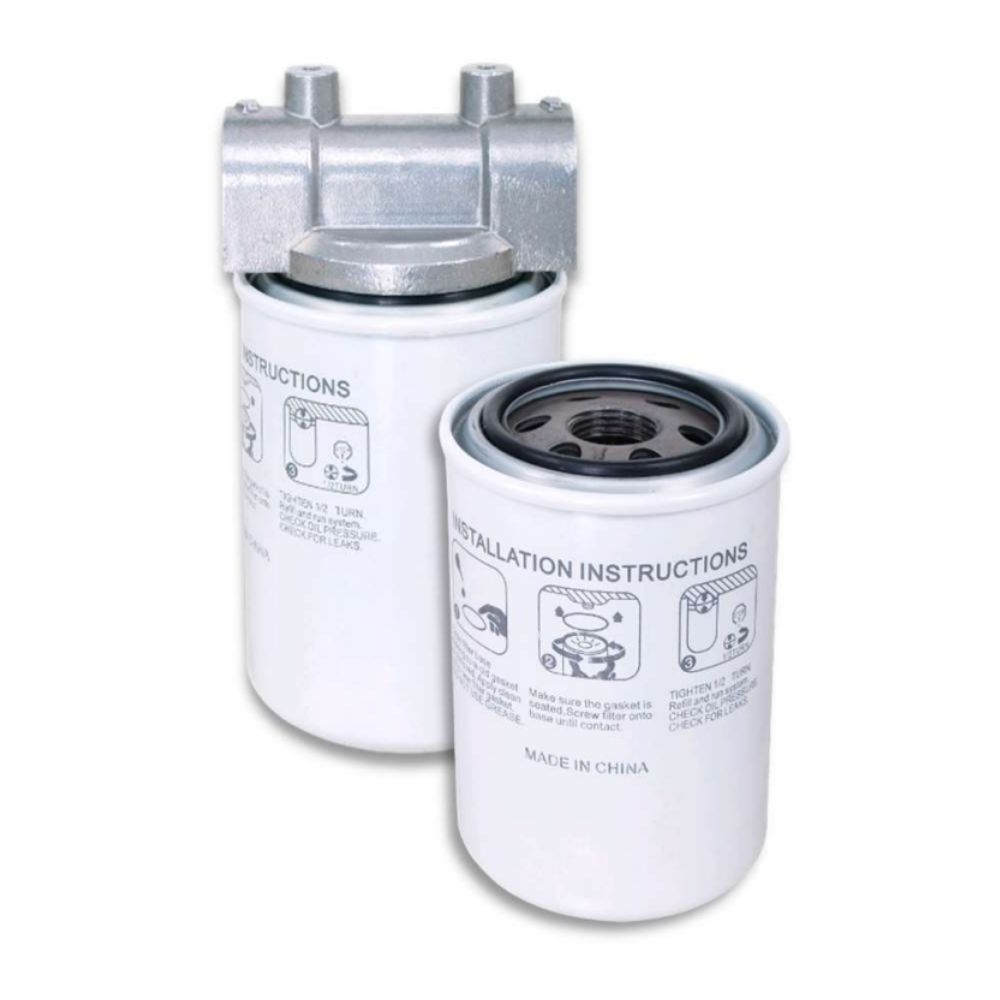 Filtro e Elemento Filtrante para Combustível • 56 L/min 1" NPT • 25 μm