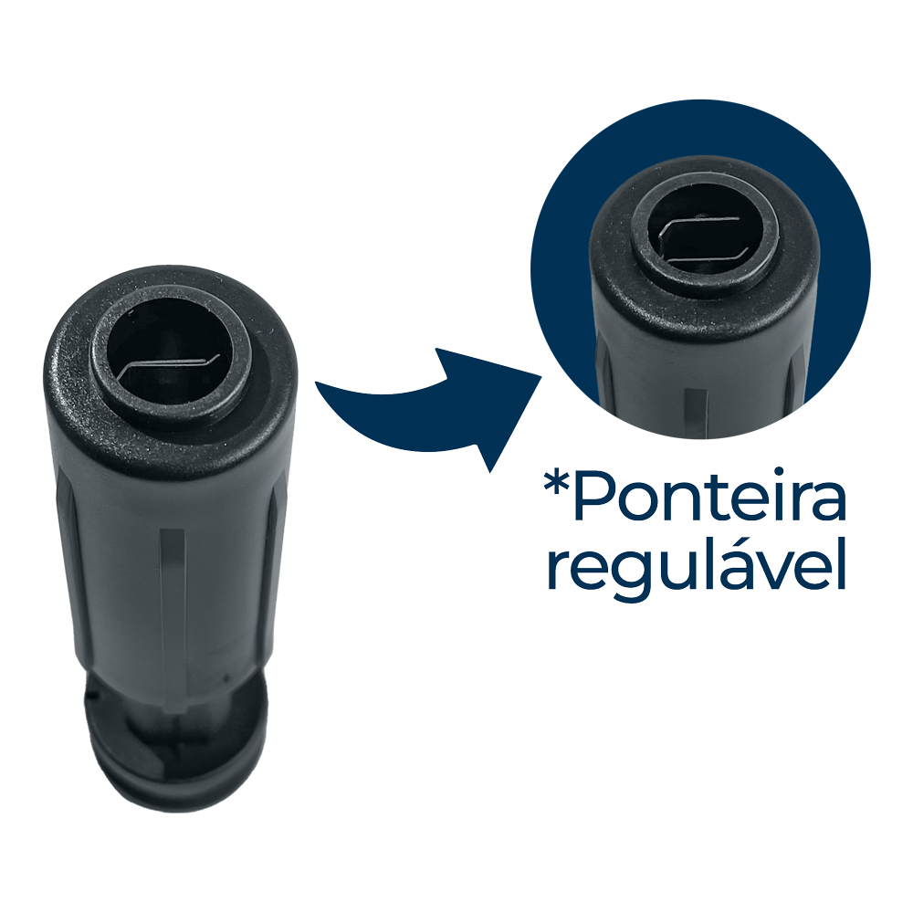 Esguicho para Lavagem • 1/2" x 1/8" • P/ Máquinas de 3 Pistões