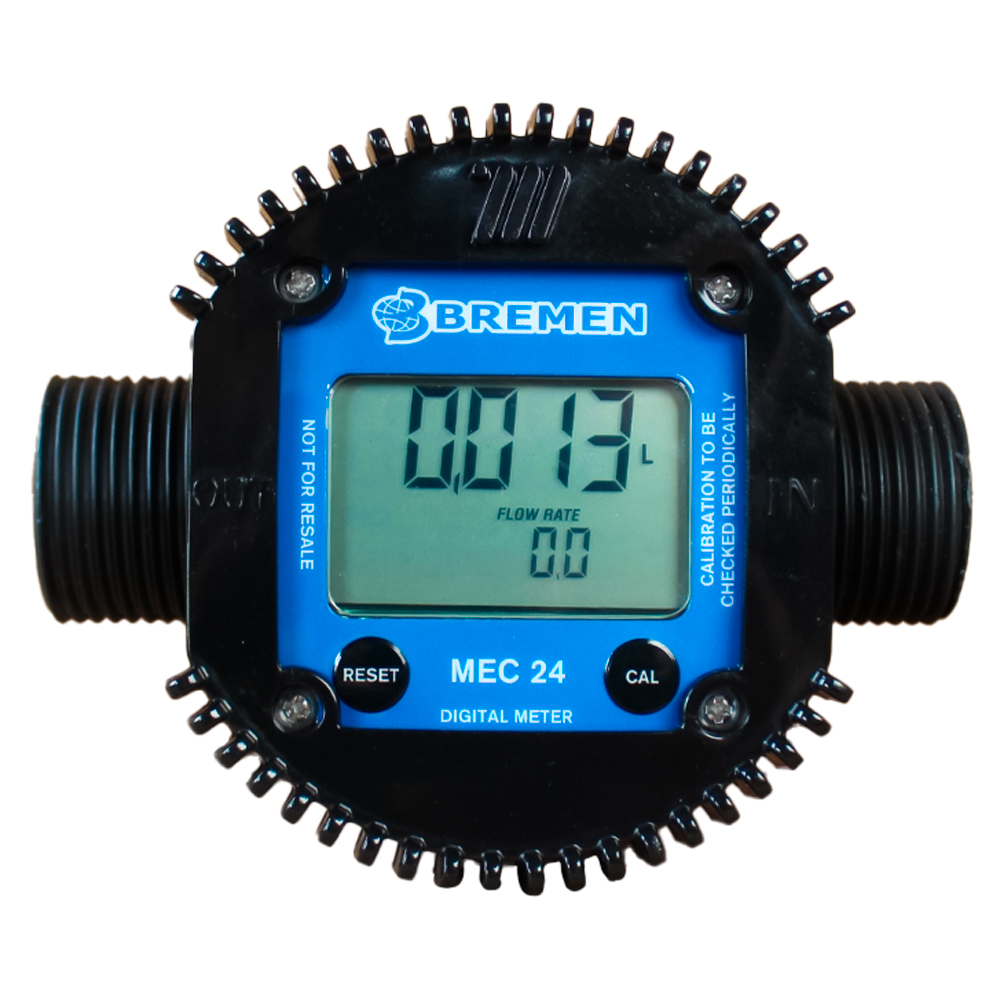 Medidor Digital para Arla 32 • 1" x 1" BSP Macho • 120 L/min