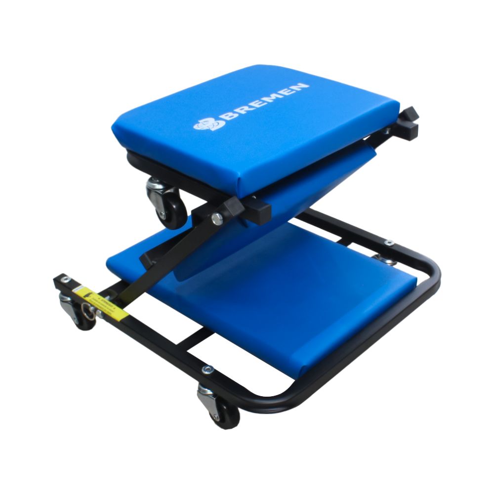 Esteira para Mecânico 2 em 1 Dobrável 150 kg Azul