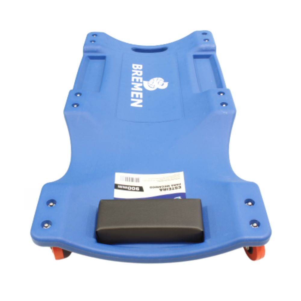 Esteira para Mecânico 150 kg Azul • C/ Encosto para Cabeça e Porta-Ferramentas