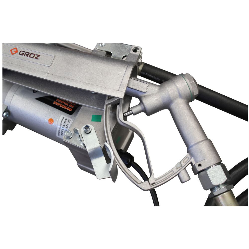 Contentor IBC 1000L com Kit Abast. GROZ para Diesel, Gasolina e Querosene 220V 57L/min • À Prova de Explosão