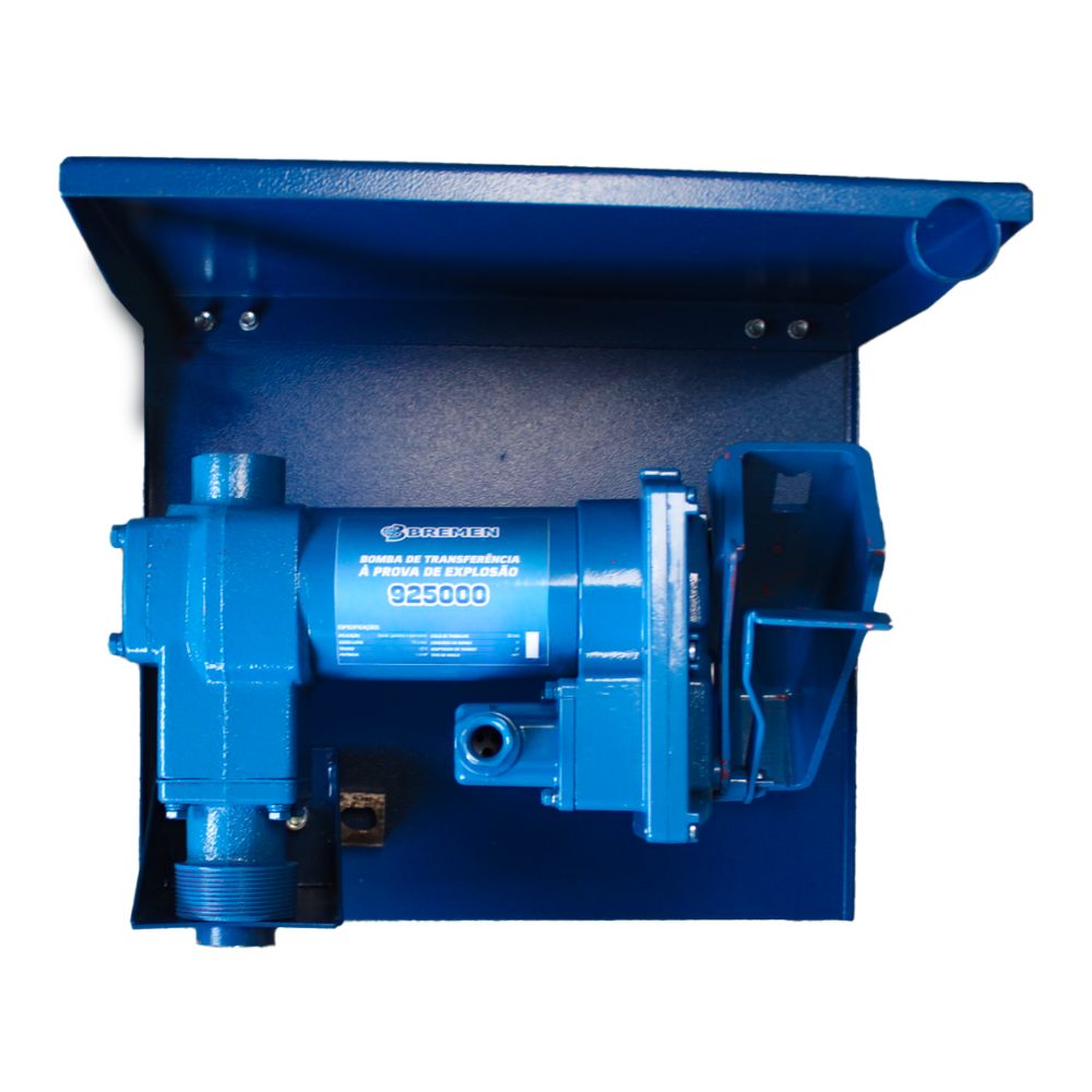 Kit para Contentor IBC com Bomba para Diesel, Etanol, Gasolina e Querosene 12V 75L/min • C/ Bico Automático, Mangueira de Transf. NBR 5m e Filtro Y • À Prova de Explosão