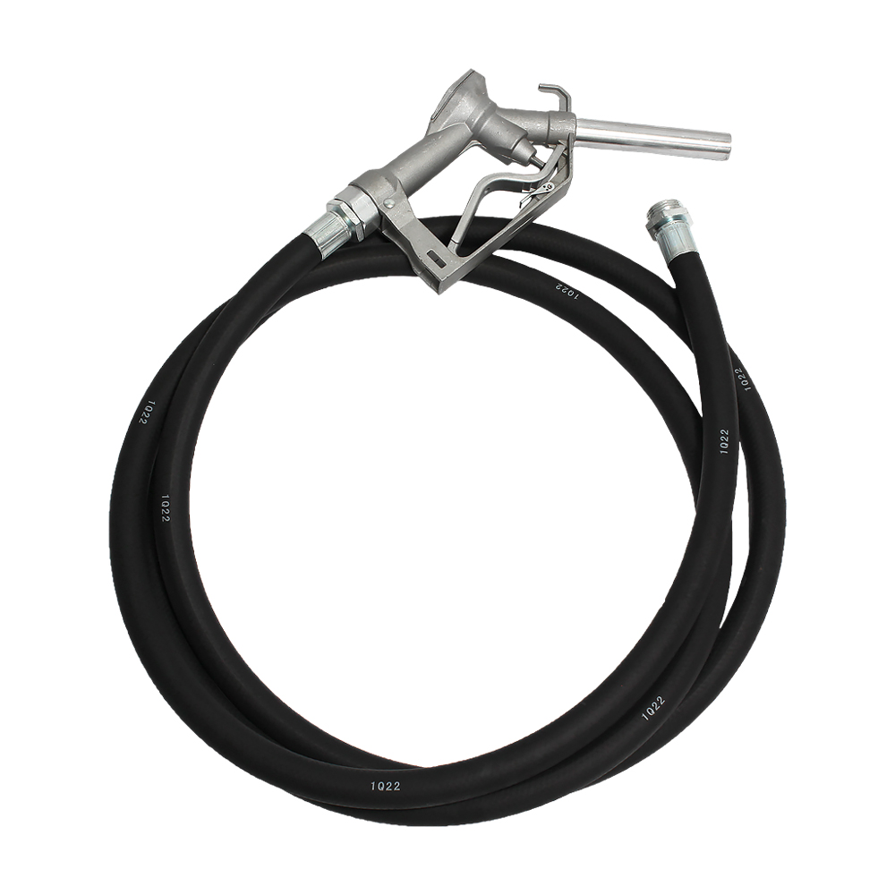 Kit Abastecimento para Diesel 12V 40L/min • C/ Bico Manual e Mangueira de Transf. NBR 4m