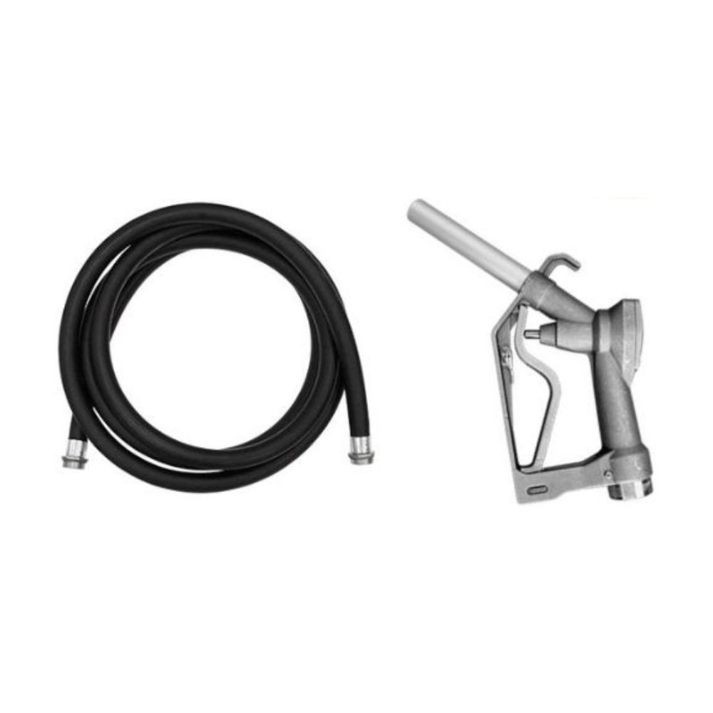 Kit para Contentor IBC com Bomba para Diesel 12V 40L/min • C/ Filtro, Bico Manual e Mangueira NBR 4m