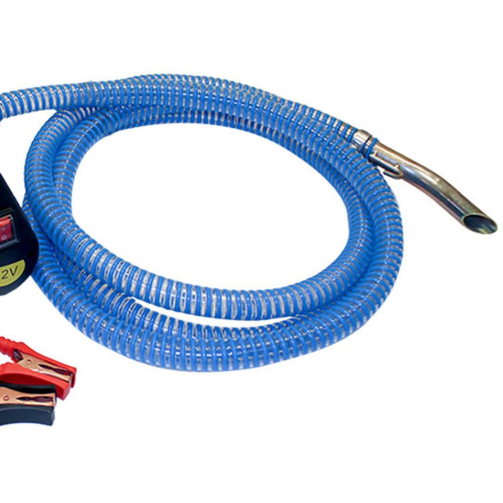 Bomba para Diesel 12V 155W 40L/min • C/ Bico Ponteira e Mangueiras PVC