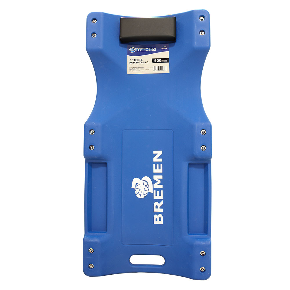Esteira para Mecânico 150 kg Azul • C/ Encosto para Cabeça e Porta-Ferramentas