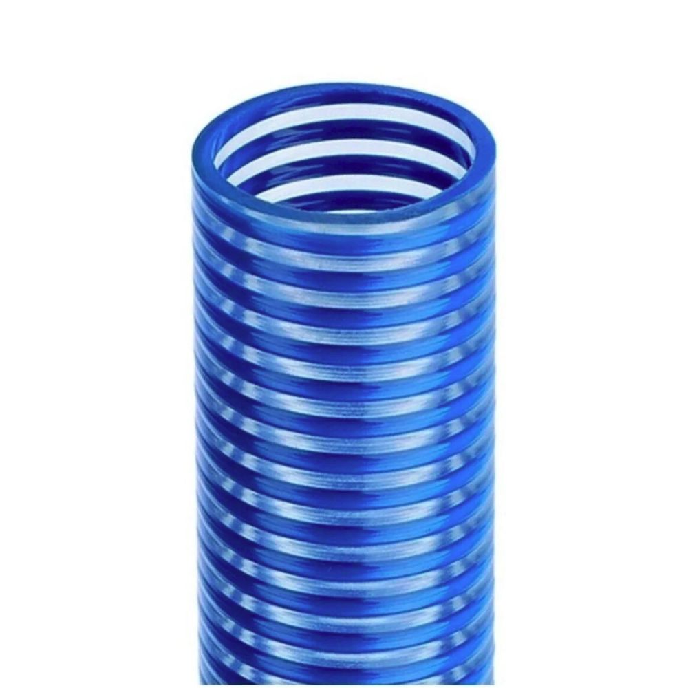 Mangueira de Sucção PVC Ø 1" x Rolo 50 m • Espiral de PVC Azul • P/ Diesel