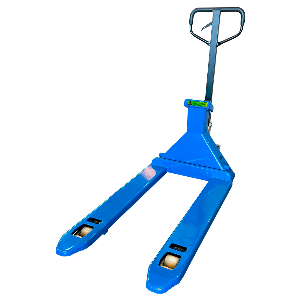 Paleteira Hidráulica Manual com Balança Digital • Rodas Duplas em Nylon • 3 TON