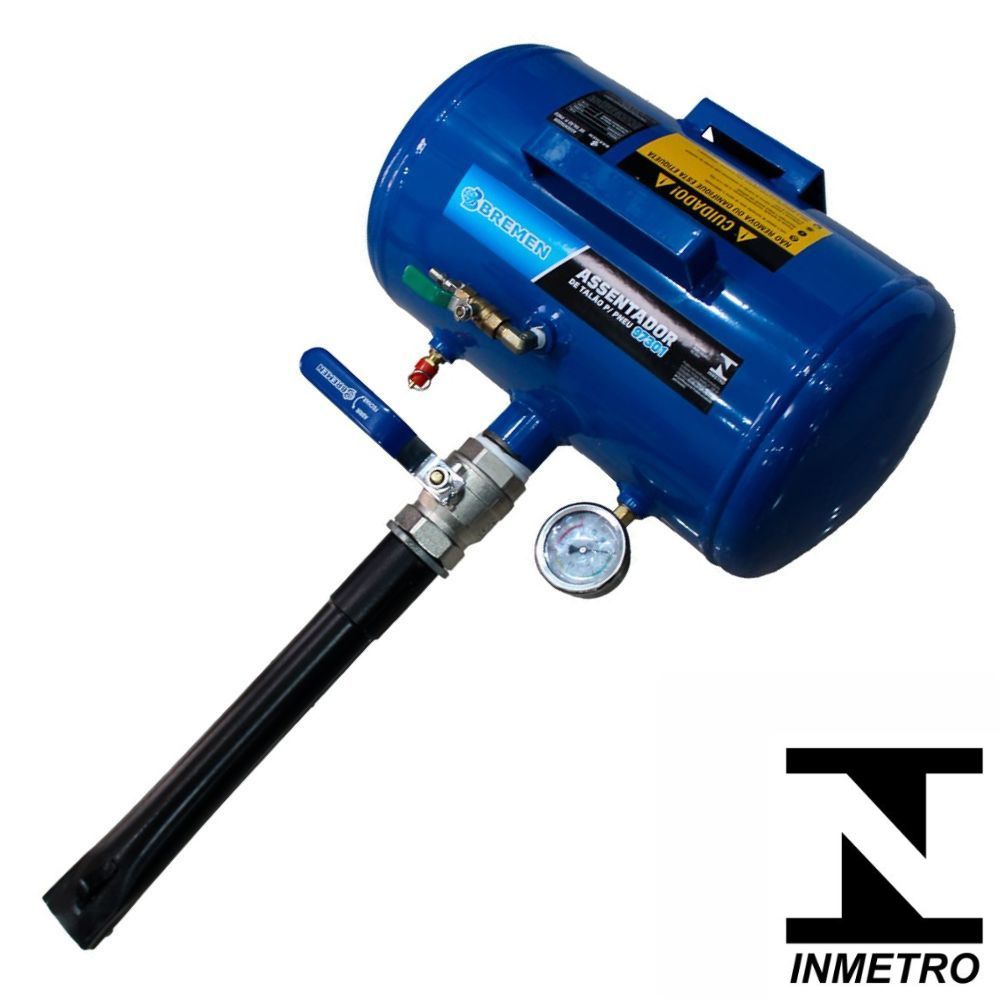 Assentador de Talão para Pneus 18L 145 PSI • Aprovado INMETRO