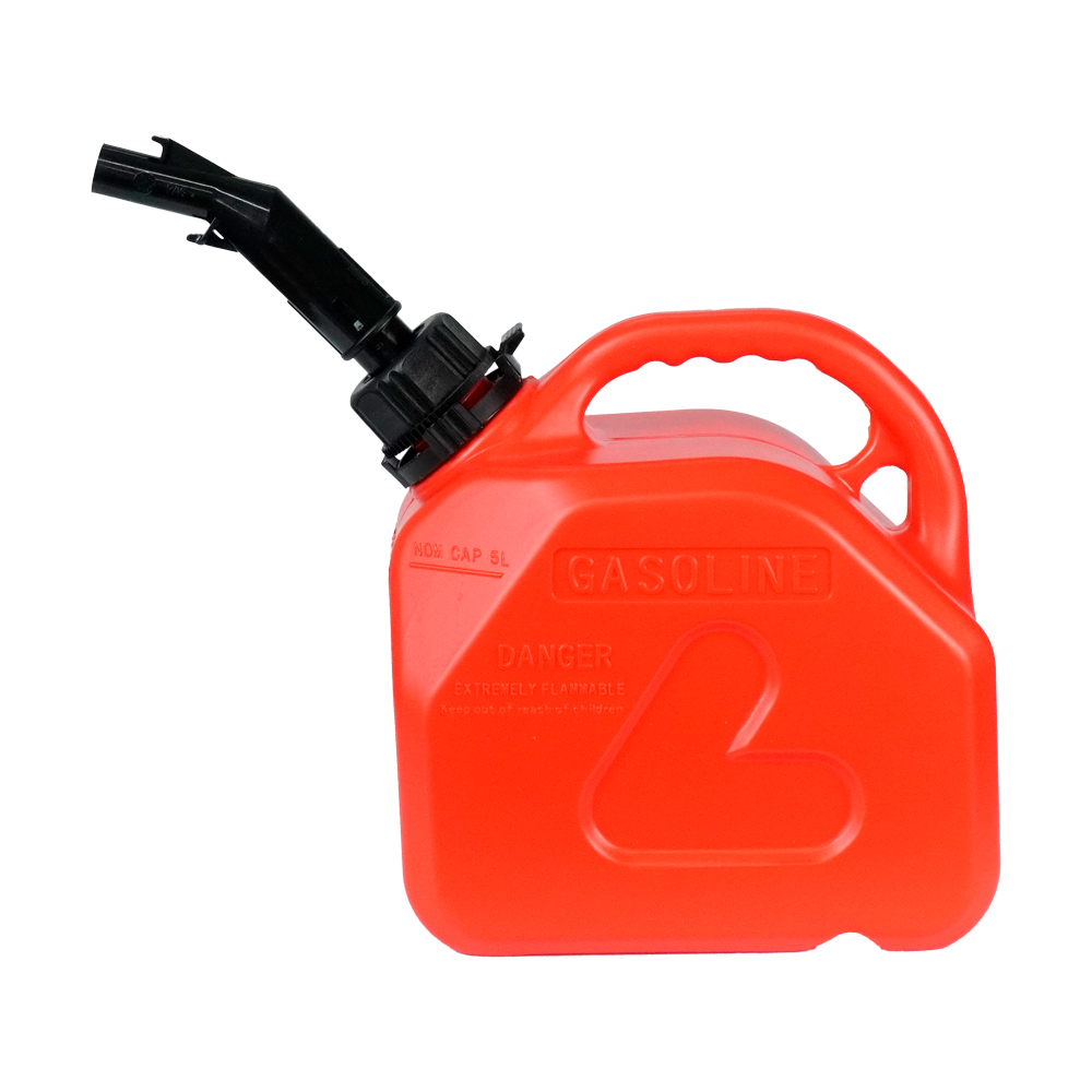 Galão de Alta Densidade para Gasolina 5L • C/ Liberação por Pressão e Bico Antigotejante