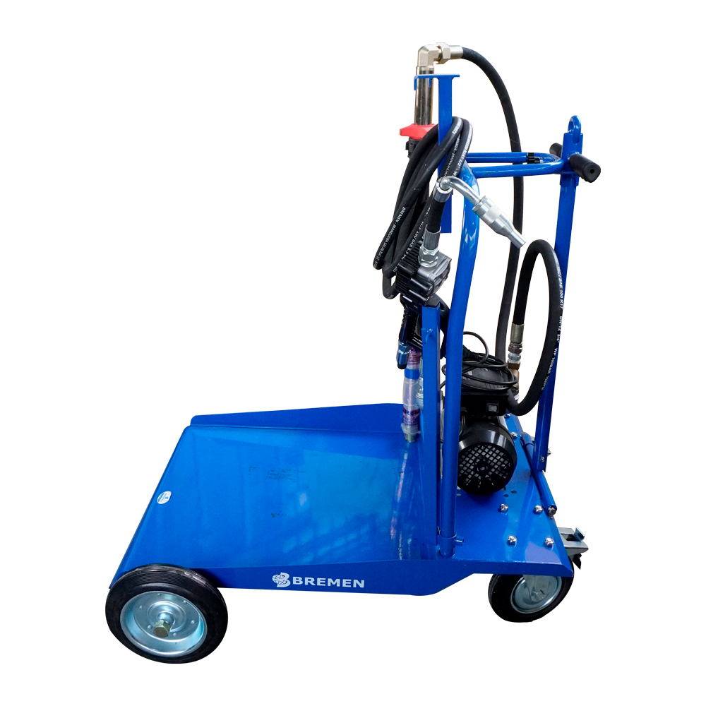 Unidade Móvel Elétrica com Tambor 200L para Óleo Lubrificante • 220V 14L/min