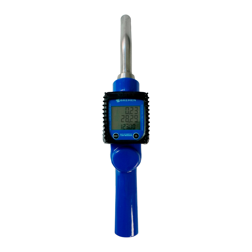 Bico de Abastecimento Automático 3/4" 45L/min com Medidor Digital para Arla 32
