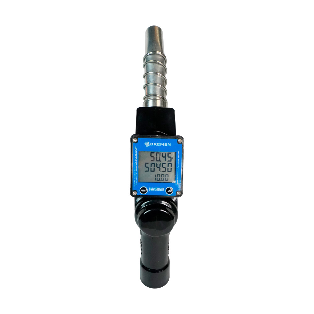 Bico de Abastecimento Automático 3/4" 60L/min com Medidor Digital Integrado