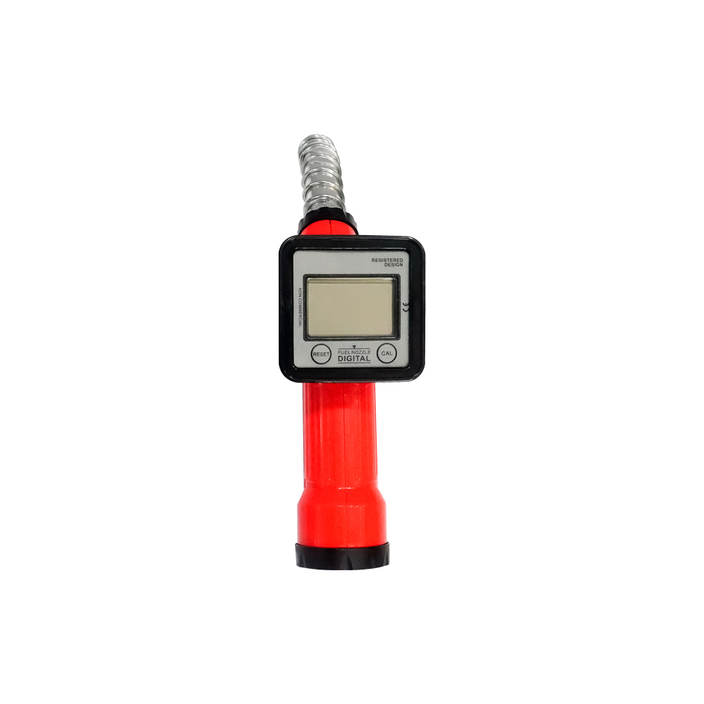 Bico de Abastecimento Manual 1" x 3/4" 60L/min com Medidor Digital Integrado • C/ Conexão Giratória, Espigão e Filtro