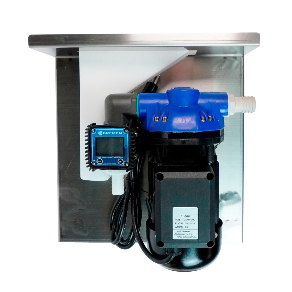 Kit Transferência para Arla 32 220V 35L/min • C/ Bico Manual 3/4" e Mangueira 4m
