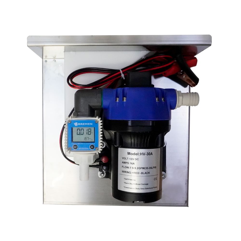 Kit Transferência para Arla 32 12V 30L/min • C/ Bico Manual 3/4" e Mangueira 4m • Sistema Stop Total
